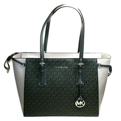 michael kors black and grey purse|michael kors close out totes.